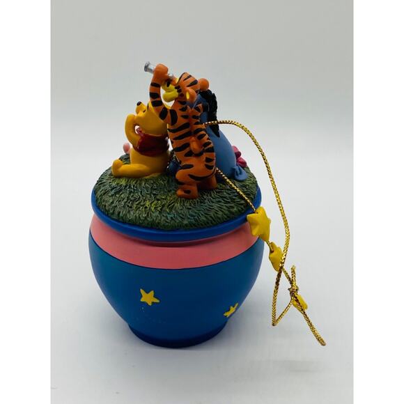 2001 Disney Bradford Editions Winnie Pooh Star-Gazers Christmas Ornament 38832 - Picture 4 of 6